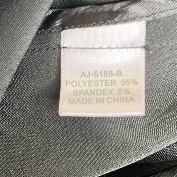 Aryn K Open Back Black Single Button Long Line Blazer Jacket Womens  Medium FLAW - Picture 8 of 14